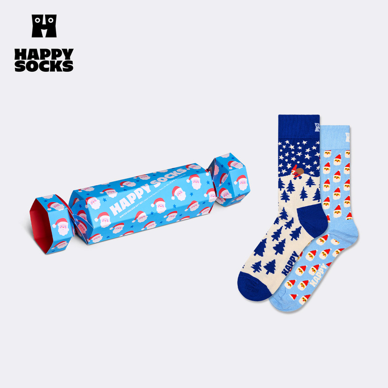 [2026 Autumn/Winter New Collection] Happy Socks Christmas Candy Gift Box Socks Niche Gift Cotton Mid-Calf Socks