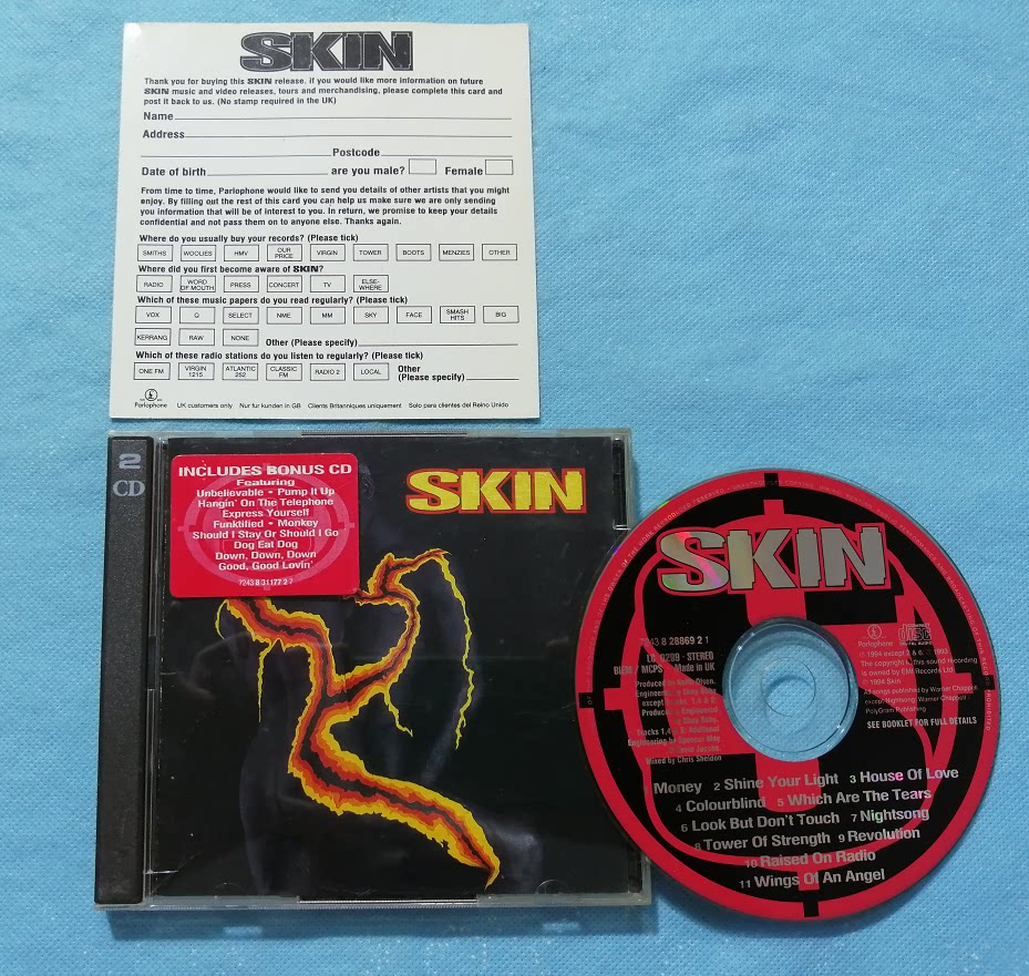 Fever Taxi High SKIN 1994 Baise Records Edition 2CD 92 New C45