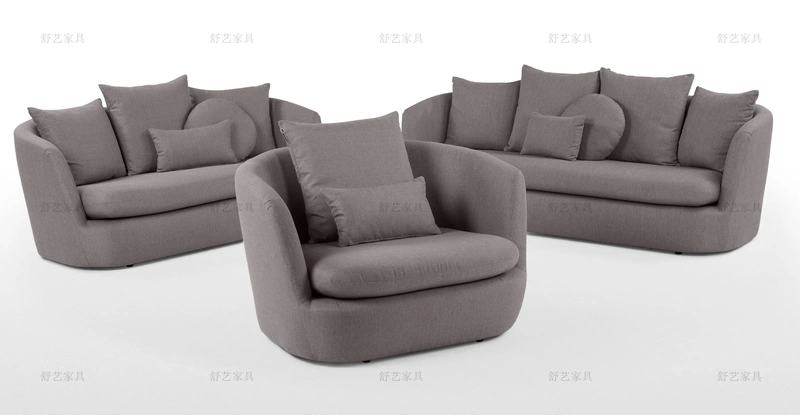 Nội thất Thâm Quyến đơn giản hiện đại đơn giản căn hộ nhỏ phòng khách sofa hình chờ sofa biệt thự mô hình phòng sofa - Nội thất khách sạn