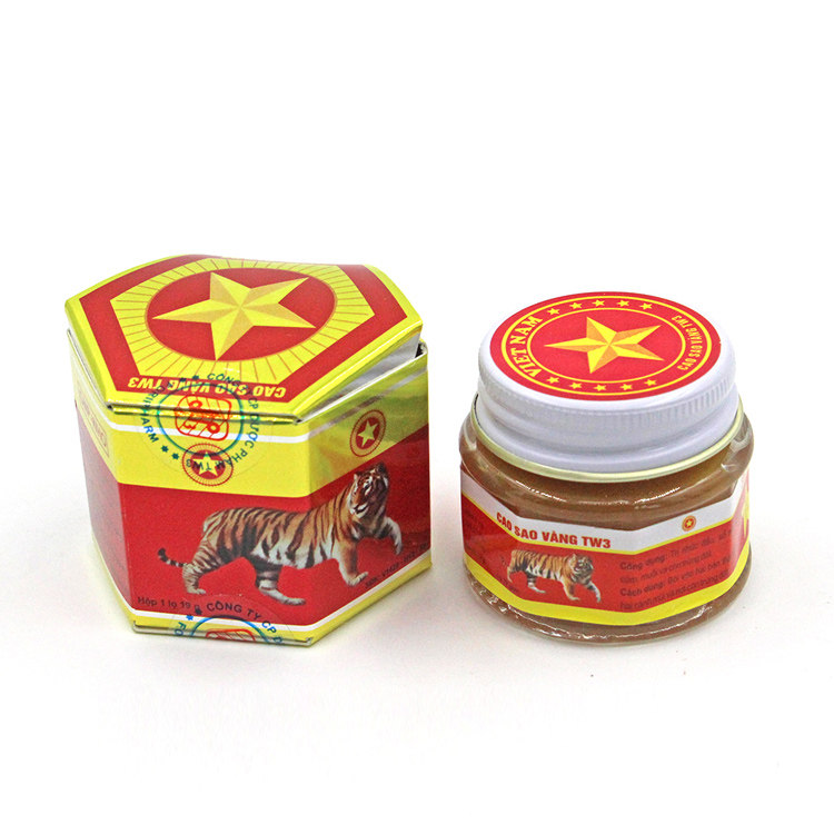 Vietnam original military cream Five-pointed star red Tiger cream Cool oil fall and sprain joint relief tendon active ointment