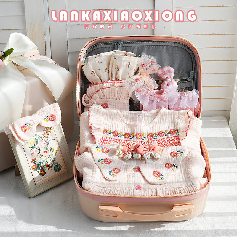Baby Clothes Newborn Gift Box Early Birth Full Moon Girl Meeting Gift Items Big Full Suit Autumn