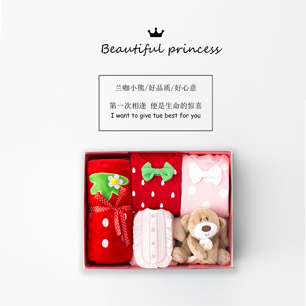 Bộ quần áo trẻ sơ sinh cotton tặng quà mùa thu và đông cho bé sơ sinh 0-3 tháng quà trăng rằm quà sơ sinh cho bé gái