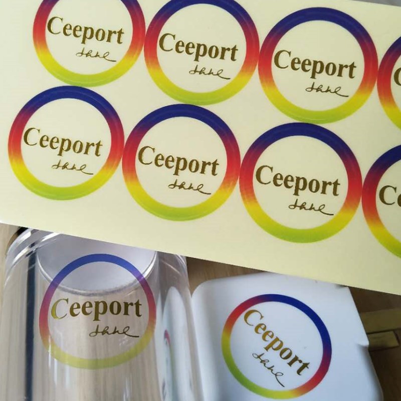 Zero limit cleaning up the rainbow sticker Ceeport Zero stickers Hawaii therapy doesn't drop the color bronzing transparent paste