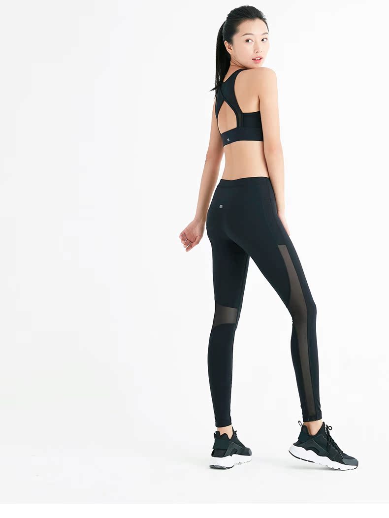 Khóa kéo phía trước khâu openwork làm đẹp trở lại đồ lót thể thao phụ nữ loại vest mạnh mẽ rập khuôn 007MAIAACTIV ao nguc the thao