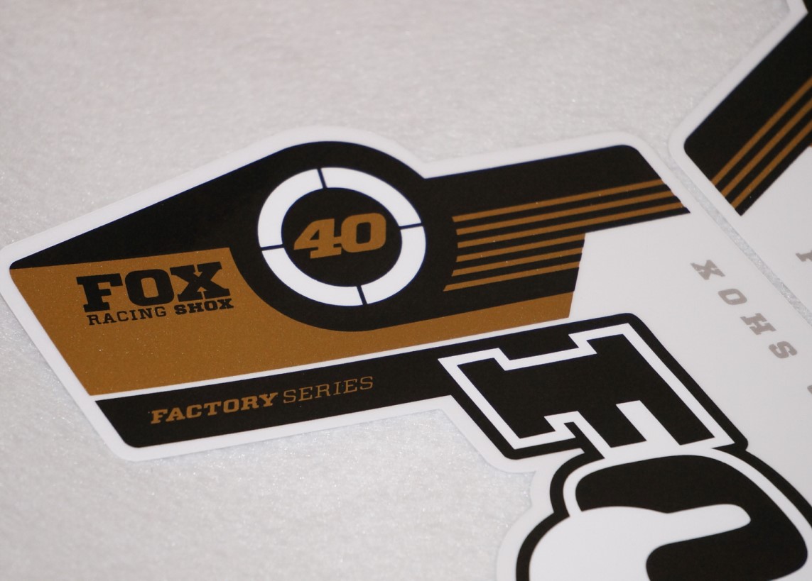 FOX40202013 FOX402013 FROK Fork Stickers (Transparent Edition)