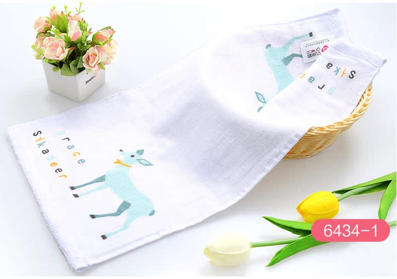 Jie Ya khăn con món quà hộp hai nạp bông mềm cho trẻ em ngày thưởng món quà mua bán buôn - Khăn tắm / áo choàng tắm khăn xô aden