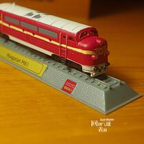 Bulk cargo Europe Hungary locomotive red steam train retro model ornaments toy hand