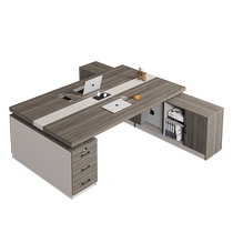 Boss office desk and chair two-person face-to-face simple and modern managers room combination two-person financial computer desk