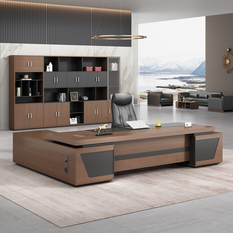 Boss desk and chair combination simple modern president supervisor manager executive desk office single table furniture