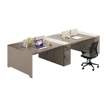 Office desk and chair combination simple modern office furniture 2 4 6 person staff desk office screen work station