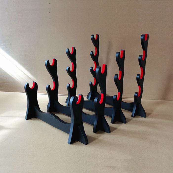 Sword frame solid wood samurai frame of the sword, Taiji long version of the short sword frame of the arm frame