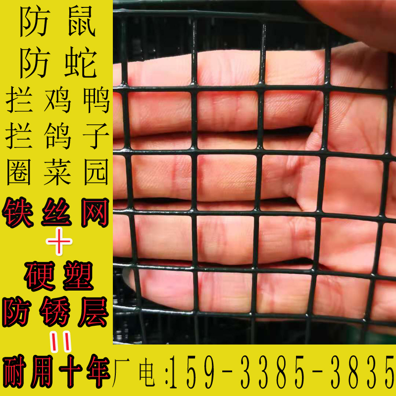 Small hole barbed wire fence raising small chicken duck goose anti-snake iron mesh anti-sparrow outdoor home fish pond steel wire mesh-Taobao