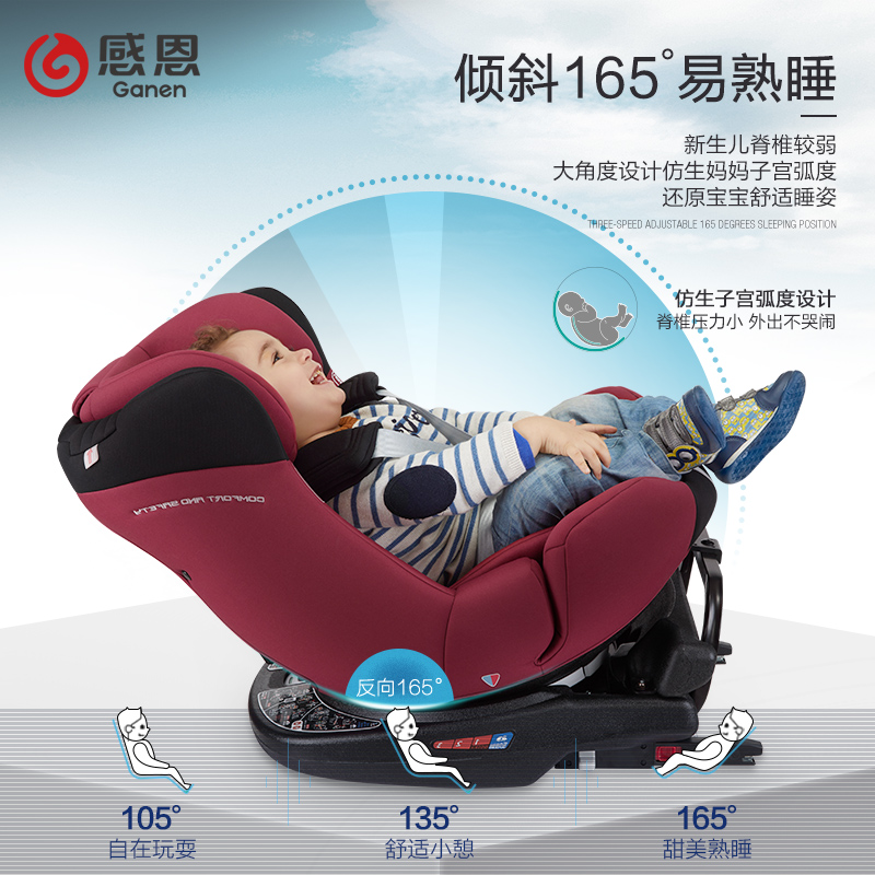 Lễ Tạ Ơn an toàn Child Seat 360 độ xoay ghế xe 0-4-6-12 tuổi ISOFIX Aegis.