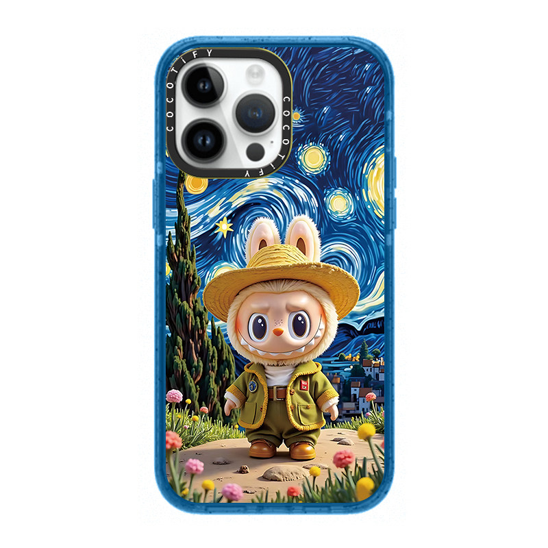 Cartoon Bunny “Starry Night” 24 iPhone Case