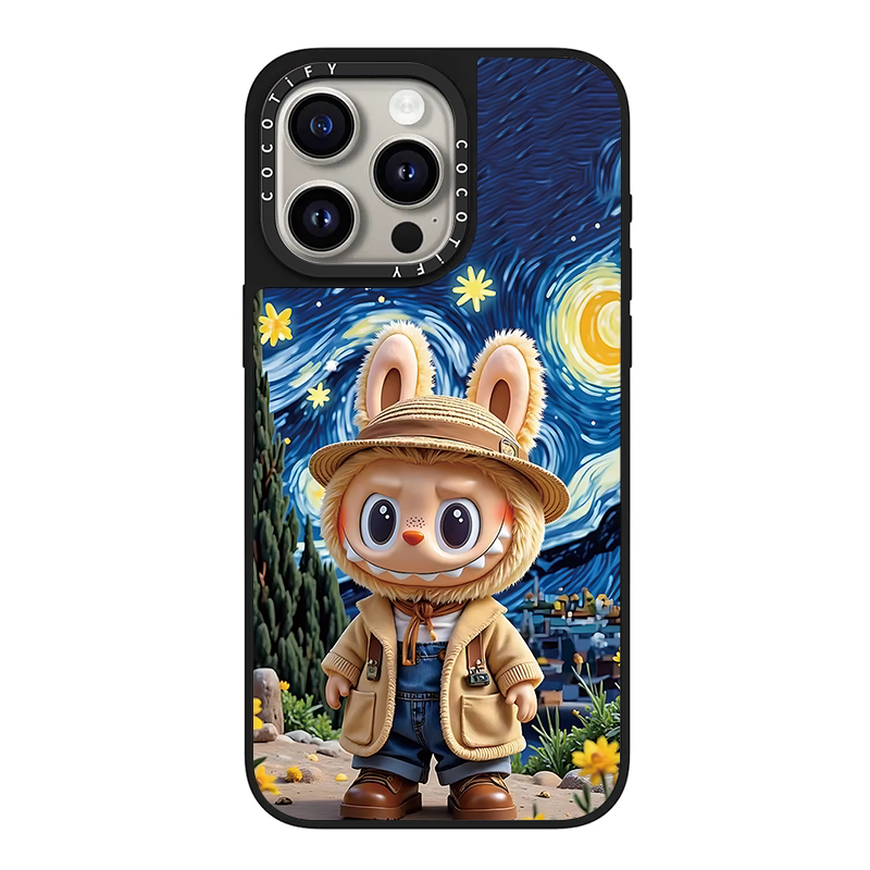 Cartoon Bunny “Starry Night” 24 iPhone Case