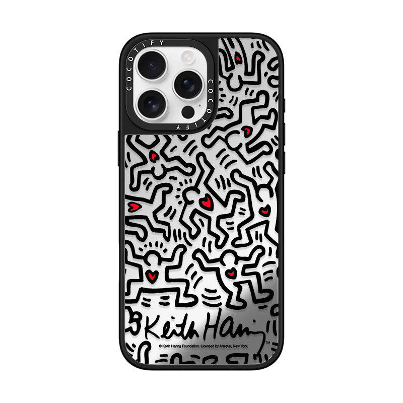 Keith Haring “Radiant Baby” – Iconic Street Art Design 16 iPhone Case