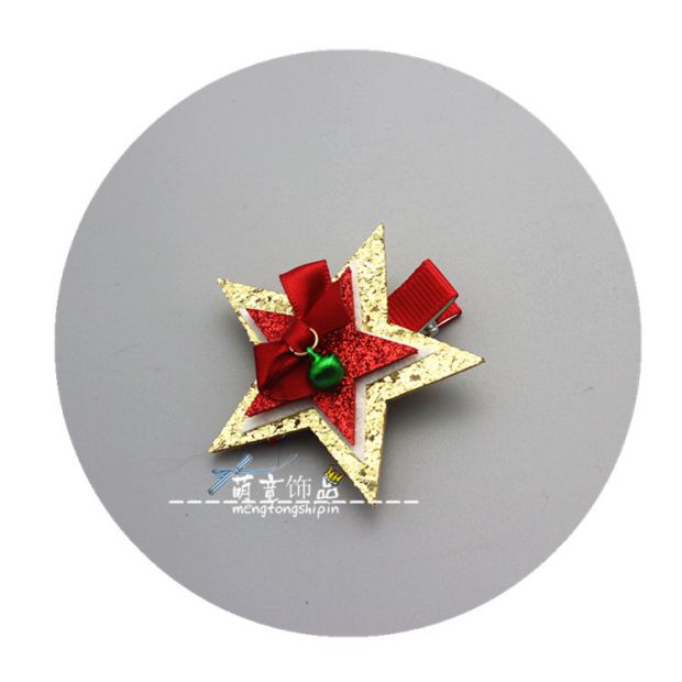 Giáng sinh mới mũ trẻ em gạc Giáng sinh cây bao gồm tất cả tóc clip bên clip cô gái bé kỳ nghỉ lễ hội phụ kiện tóc băng đô rửa mặt