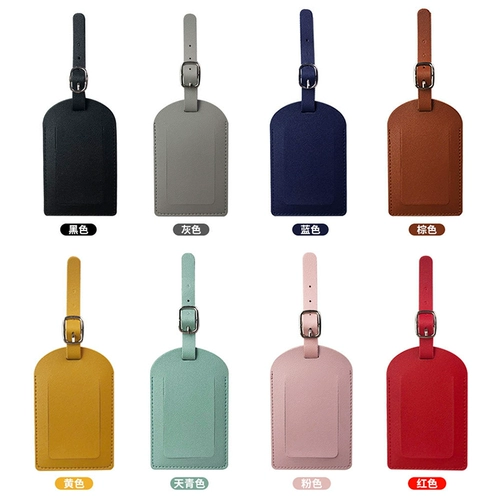 Чемодан, черная полиуретановая багажная бирка, городской стиль, делается под заказ