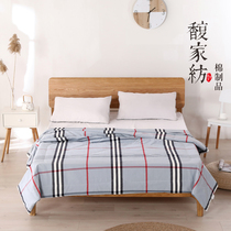 Old coarse cloth summer cool quilt air conditioner washed single double cover can be customized cotton Nordic simple quilt