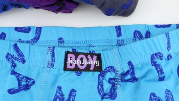 Jiantong nam lớn trẻ em đồ lót cotton boxer quần short cậu bé học sinh trung học cơ sở eo giữa bốn góc hộp quà quần lót lưng cao