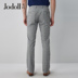 JODOLL Jordon SPRING / SUMMER MENS mặc giản dị ANH SIEWEIC MENS GRAY PLAID FASHION THỜI TRANG QUẦN SUIT. 