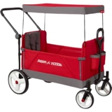 Американский радиофлантер складывает четыре тележки на открытом воздухе.