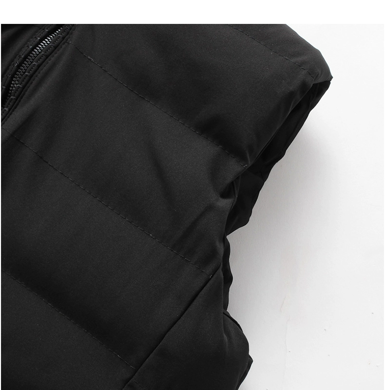 Mùa đông cỡ lớn ấm áp vest nam chất béo lỏng lẻo cộng với phân bón cộng với kích thước không tay xuống áo vest nam áo ba lỗ tập gym