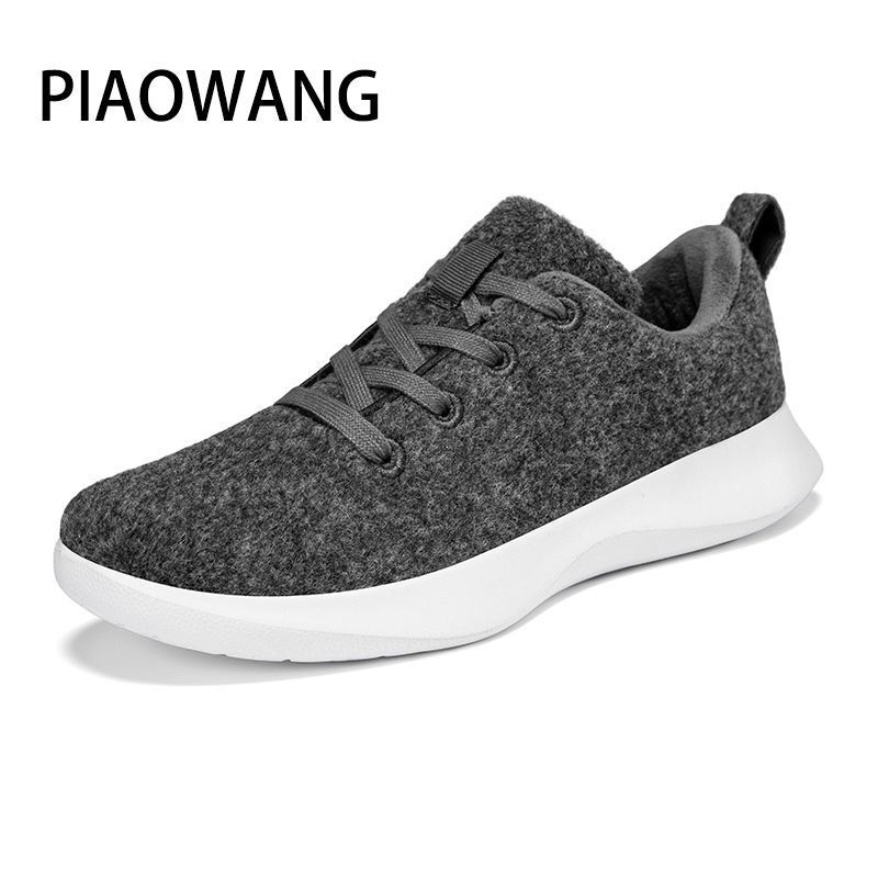 Official Piaowang Simple Wool Felt Women's Casual Warm Wool Sneakers, Fashionable and Versatile Shoes, Comfortable for Walking Official Piaowang Simple Wool Felt Women's Casual Warm Wool Sneakers, Fashionable and Versatile Shoes, Comfortable for Walking