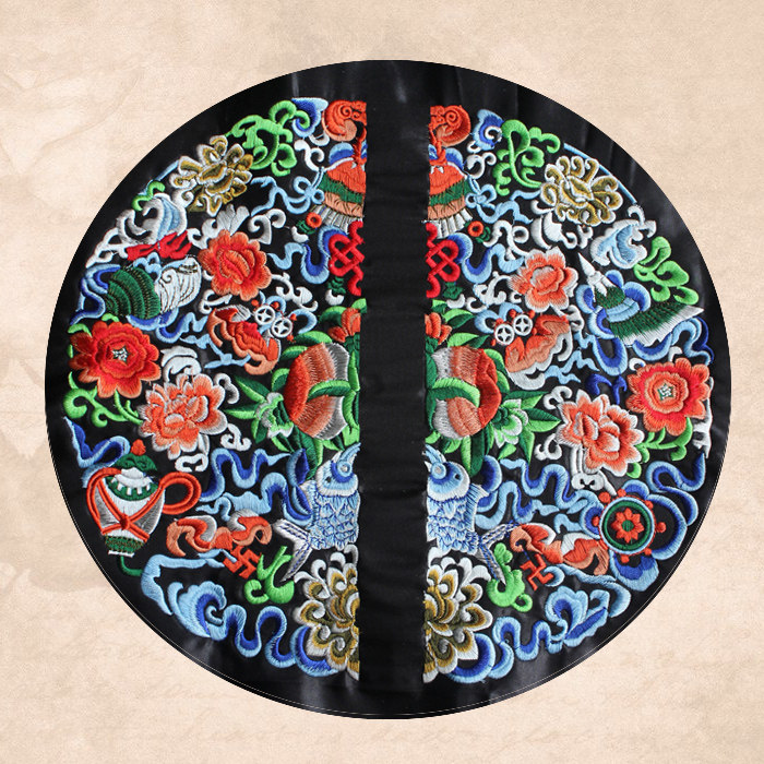 Xiangyue off-Chinese style paired embroidery clothing DIY handmade accessories cloth patch embroidery