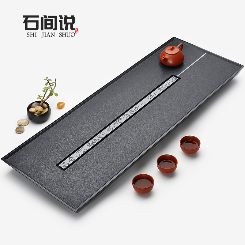 Stone said that natural diamond tea plate simple household tea table office gifts tea ceremony tea ceremony tea ceremony tea room