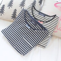 Short-sleeved breastfeeding pregnant womens nightgown export single micro-blemishes on the mouth postpartum feeding dress