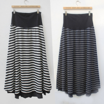 Autumn Winter Plus Suede Double high waist Totbelly Pregnant Woman Dress Prenatal Postnatal Two Wear Pregnant Womans Belly half Skirt Long Skirt