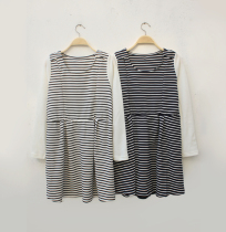 Autumn Winter new Long sleeves Pregnant Woman Lian dress Side zipped lactation Skirt Day single OL Postnatal out for breastfeeding Libra dress