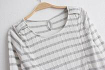 Pregnant Woman Autumn Dress Dress Dress Foreign Trade Thin Knitted Stretch Postpartum Breastfeeding Tandem Dress Out for Breastfeeding Skirt