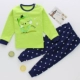 Bộ đồ lót trẻ em cotton bé trai và bé gái mùa thu quần áo cotton trẻ em lớn đồ ngủ bé xuân và quần áo mùa thu đồ ngủ cho be gái 10 tuổi