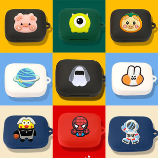 Suitable for B&O Beoplay Eq Protective Case, Boeq Wireless Charging Case, Beoplayeq Personalized Cute Cartoon Ex Active Noise Reduction Earphone Case, Silicone Boex Transparent Anti-Fall Soft Case ins