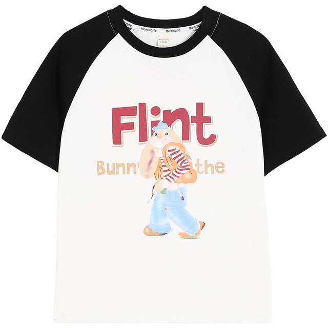 ເດັກຍິງ Summer Short Sleeve T-Shirt Cotton Pure 2024 New Children's Clothes Children's Clothes Big Kids Summer Girls Tops Set