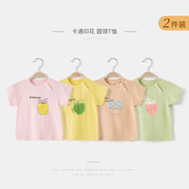 Girl t-shirt Summer slim fit pure cotton short sleeve baby girl baby half sleeve child Compassionate Blouse Baby Summer Dress