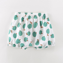 Female Baby Shorts Summer Thin cotton outwear Flower Bud Light Cage Pants Children Pure Cotton Baby Pp Pants Girl Pants