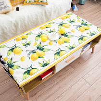 Fresh ins American-style living room summer cotton and linen coffee table cloth simple thickened cloth TV counter cloth rectangular cover cloth