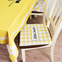 Pine cones House Nordic modern ins office stool computer chair cotton linen seat cushion table mat sponge seat cushion