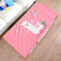 Alpaca cotton and linen coffee table cloth tablecloth modern thickened fabric coffee table rectangular living room cartoon coffee table cushion can be customized
