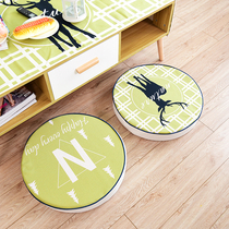 Nordic elk sponge futon cushion cushion geometric tatami round cushion thickened cotton and linen meditation cushion buttocks floor mat