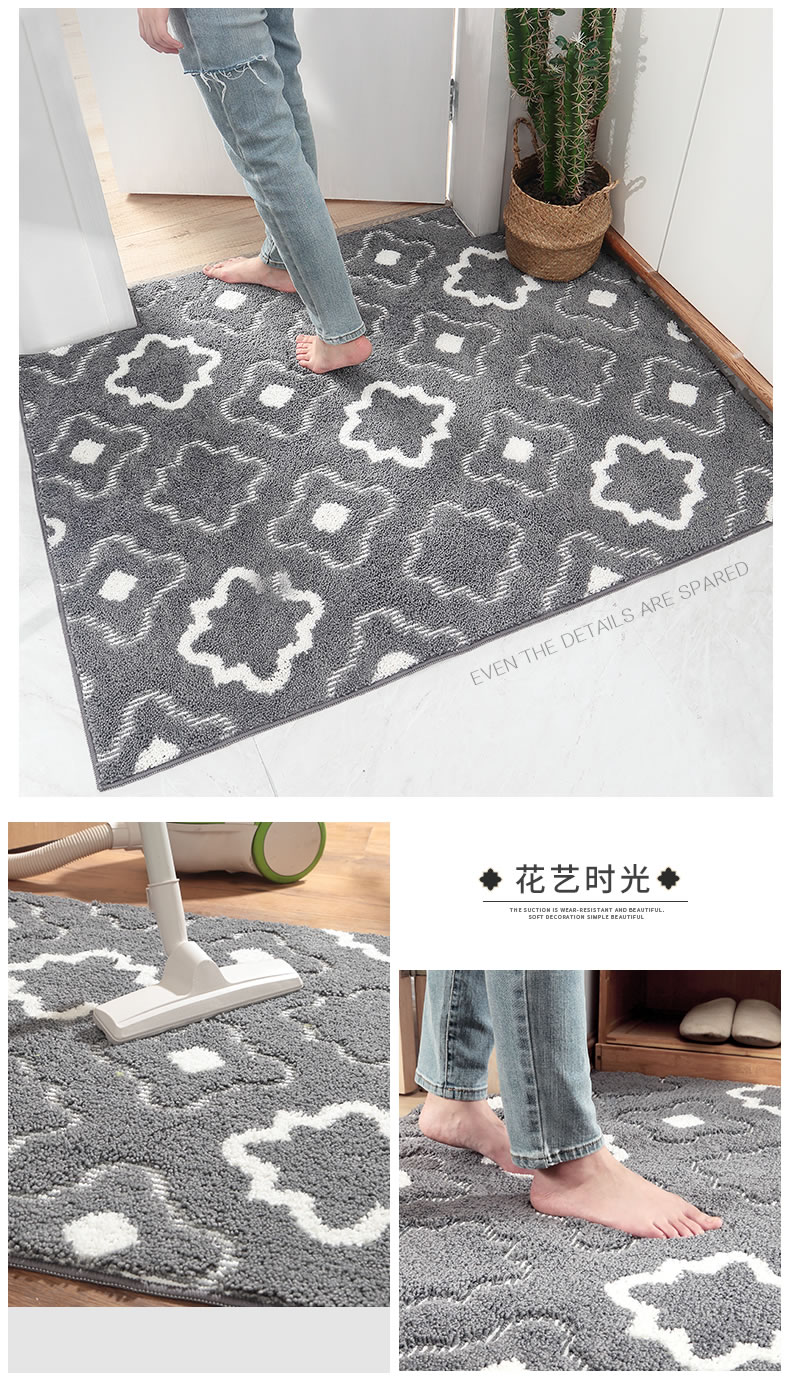 Bắc Âu cửa mat mat cửa ra vào mat cửa nhà mat tùy chỉnh thảm chân mat mat cửa mat - Thảm sàn thảm nhựa lót sàn