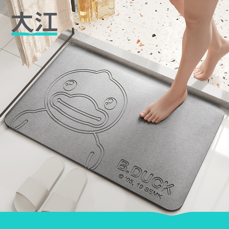 New house toilet mat for the thick absorption foot bathroom with the thick water-absorption foot bathroom
