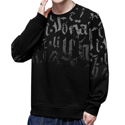 Демисезонная толстовка, утепленный зимний комплект для отдыха, лонгслив, свободный крой, большой размер