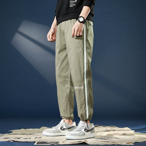 Мужские осенние штаны для отдыха, оверсайз