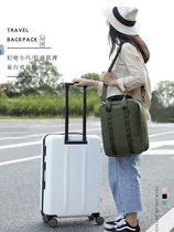 Short-distance travel bag handbag single shoulder men and women slung boarding luggage bag travel cover pull rod multi-function travel bag