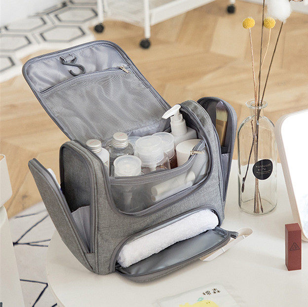 Wet and dry separation travel toiletry bag men waterproof large capacity portable women's makeup bag travel finishing set storage bag
