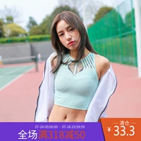 Runaway Loli rỗng vẻ đẹp trở lại Slim không tay thể thao chuyên nghiệp T-Shirt vest nữ tập thể dục chạy yoga đào tạo áo thun reebok nam